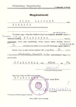 1975-1989-ig Bősárkányhoz csatoltak közigazgatásilag bennünket