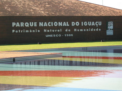 Az Iguacu Nemzeti Park bejárata (brazil oldal)