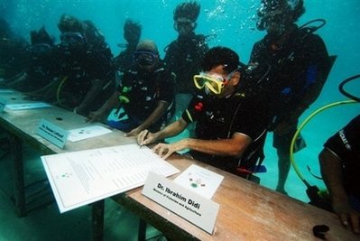Maldív szigetek víz alá kerülhet