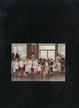 Szintén jelmezbál, 1982, szintén brikettgyári fürdő, szereplőkről egyelőre nincs adat /Fotó: Szulics Kinga/