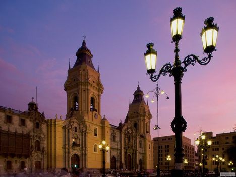 Cathedral, Plaza de Armas, Lima, Peru