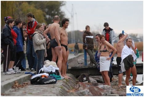 Balaton maraton,verseny utáni fürdőzés
