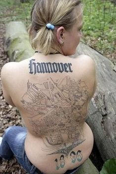 hannover map tattoo