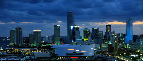Downtown Miami at Night