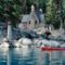Sight Seeing by Canoe, Lake Tahoe, California Nevada