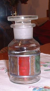 Bachmann Ildikó-csiszoltdugós üveg
