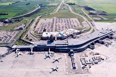 az edmontoni reptér látképe