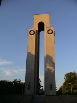 II. világháborús emlékmű Mohácson