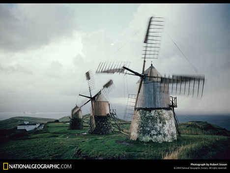 Faial Windmills, Faial Island, Azores