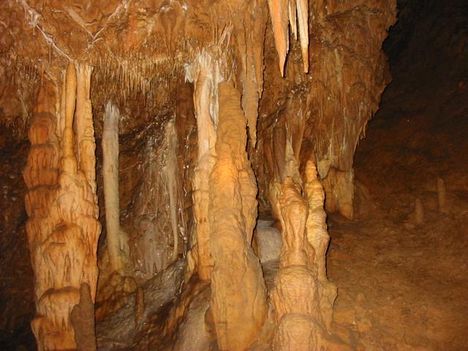 Aggteleki Baradla barlang - a Retek ág oszlopok