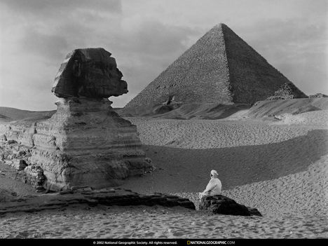 Great Sphinx, Giza, Egypt, 1918