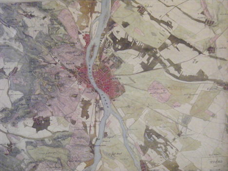 Pest és Buda környékének a térképe 1836-ból