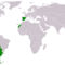 spanyol nyelv - térkép