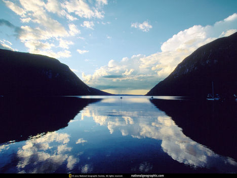Lake Willoughby Reflection, Vermont, 1998