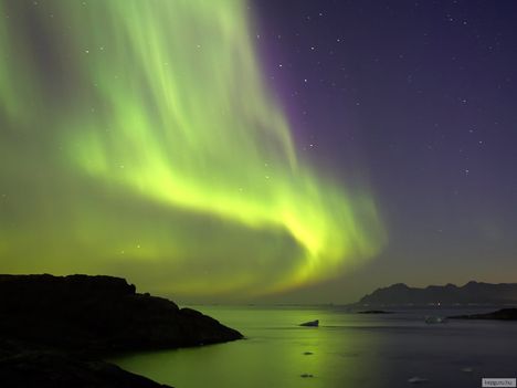 Sarki fény, Grönland