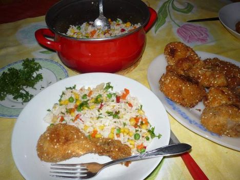 rizi-bizi rántott csirke