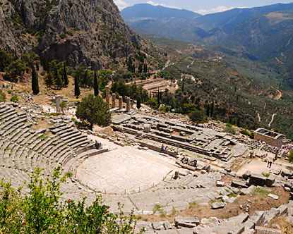 Amfitheátrum Delphi-ben