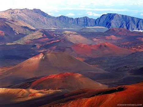 Haleakala kráter, Maui, Hawaii