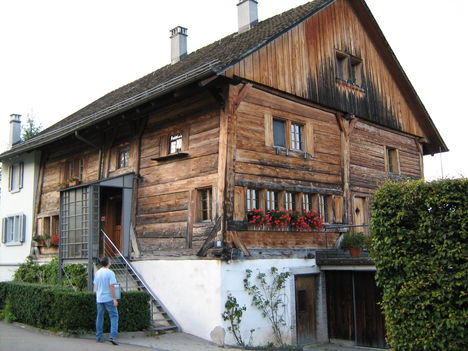 Horgen legöregebb háza Zürich és Horgen határában, Svájc