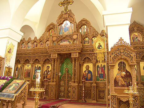 palanga-sobor-ikonosztáz Litvániában