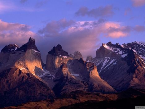 Cuernos Del Paine, Torres del Paine Nemzeti Park, Patagónia, Chile