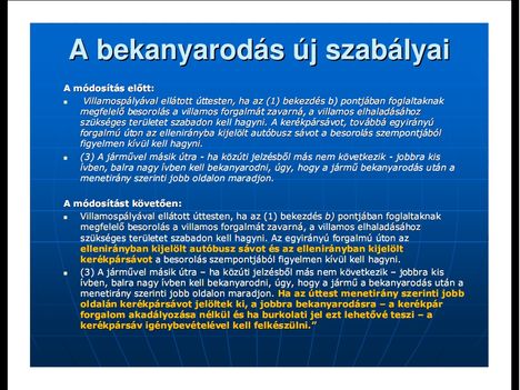 Új KRESZ magyarázat képekben 26 - A soproni rendőrkapitányság egyszerű, képes magyarázata a KRESZ módosításairól