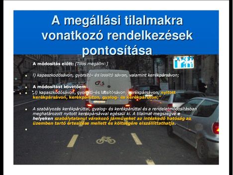 Új KRESZ magyarázat képekben 34 - A soproni rendőrkapitányság egyszerű, képes magyarázata a KRESZ módosításairól