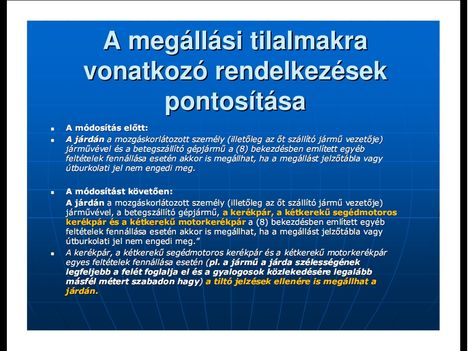 Új KRESZ magyarázat képekben 35 - A soproni rendőrkapitányság egyszerű, képes magyarázata a KRESZ módosításairól