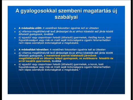 Új KRESZ magyarázat képekben 38 - A soproni rendőrkapitányság egyszerű, képes magyarázata a KRESZ módosításairól