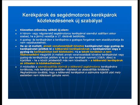 Új KRESZ magyarázat képekben 40 - A soproni rendőrkapitányság egyszerű, képes magyarázata a KRESZ módosításairól