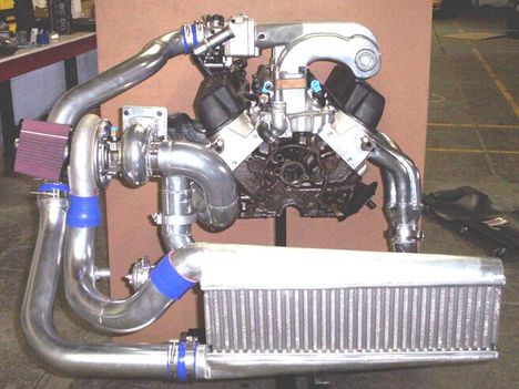 Kit with Intercooler - Front