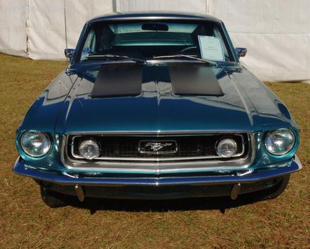 '68 Ford Mustang Fastback  blue    nose