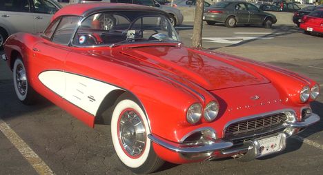 Chevrolet Corvette C1 Orange