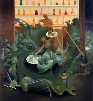 Inka Essenhigh - Spring Bar Scene (2008)