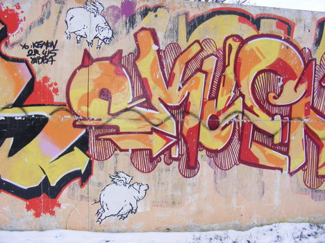 Rákoskeresztúr, graffiti, Pesti út (1)