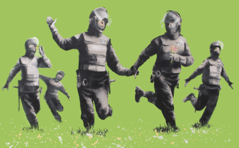 Banksy - Riot Coppers