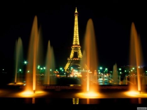Éjszakai fények,Eiffel-torony, Párizs, Franciaország