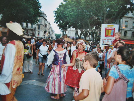 Fesztiválhangulat Avignonban