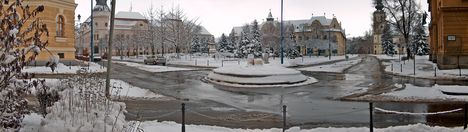 Erzsébet tér télen