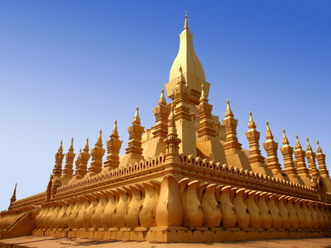 Pha That Luang, a híres fővárosi templom