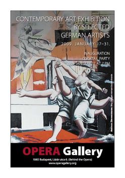 német kiállítás plakát