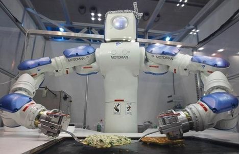 Robotséf készíti az okonomiyakit