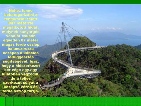 Egyoszlopos híd Malajziában  2