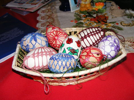 húsvéti horgolt tojás