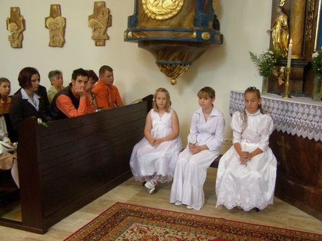 Elsőáldozás a győrsövényházi templomban június 1-jén