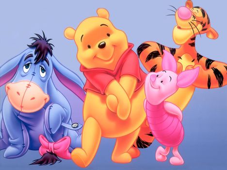 Winnie the Pooh, Tigger, Piglet and Eeyore Too 1024