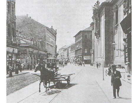 A Király utca 1900-ban