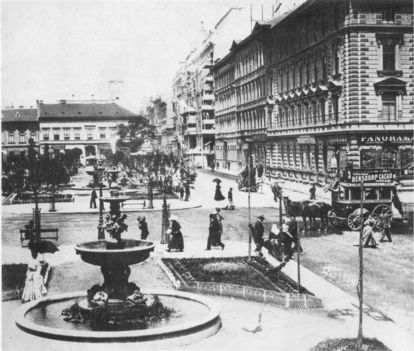 A Liszt Ferenc tér 1896-ban