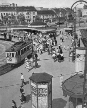Moszkva tér 1960 körül