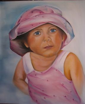 Egy kisleany portreja.